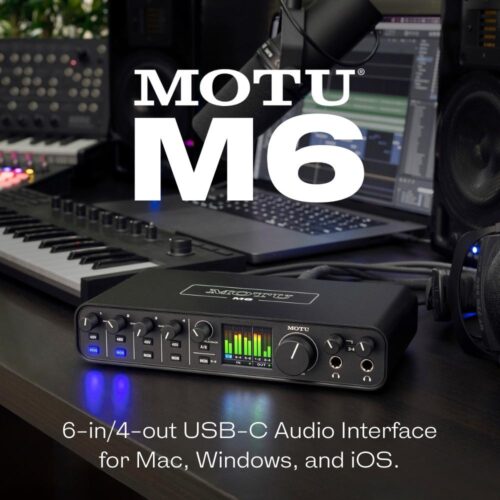 MOTU adds M6 USB-C Audio Interface to the M Series Lineup! - Audio ...